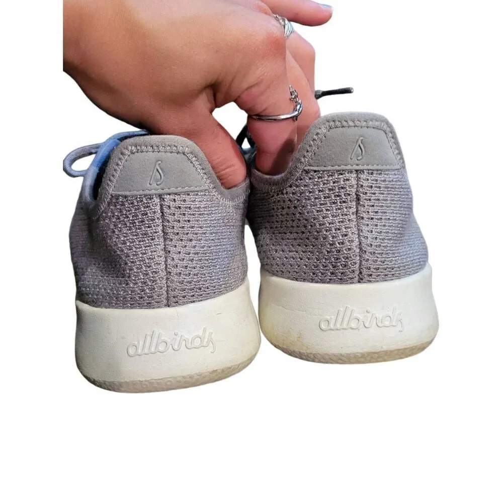 Allbirds Tree Runners Sneakers Women's 8 Midst Grey Knit Merino Wool
